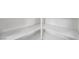 A well-organized set of corner shelves offering ample storage and display space within a bright interior at 2482 Denholme St, Henderson, NV 89044