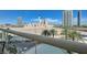 Balcony with a view of the city buildings at 2747 Paradise Rd # 501, Las Vegas, NV 89109