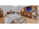 Bright living area showcases tile floors, fireplace, stylish bar, and ample seating for entertaining at 2747 Paradise Rd # 501, Las Vegas, NV 89109