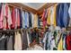 Walk-in Closet with wood trim and ample hanging storage at 2747 Paradise Rd # 501, Las Vegas, NV 89109