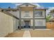 Inviting two-story home featuring a covered front entryway at 2839 Boise St, Las Vegas, NV 89121