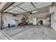 Spacious two-car garage with ample storage space at 3800 Crema Ct, Las Vegas, NV 89129