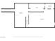 Basement floor plan showing storage, stairs, and room layouts of the home at 3900 W Landberg Ave, Las Vegas, NV 89141