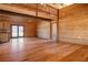 Spacious living room with wood floors and high ceilings at 3900 W Landberg Ave, Las Vegas, NV 89141