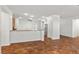 Bright kitchen features a breakfast bar and stainless steel appliances, perfect for cooking and entertaining at 4416 Peaceful Morning Ln, Las Vegas, NV 89129