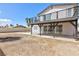 Spacious backyard with a balcony, offering outdoor living space and potential for landscaping at 6401 Goldmine Dr, Las Vegas, NV 89156