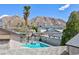 Backyard with a pool at 6401 Goldmine Dr, Las Vegas, NV 89156