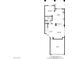 Detailed floor plan showcasing the home's layout with measurements for each room on the first floor at 651 Penshaw Bridge Ave, Las Vegas, NV 89178