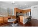Bright kitchen with granite counters and stainless steel appliances at 6917 Puetollano Dr, North Las Vegas, NV 89084