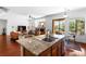 Well-designed kitchen with granite counters and seamless flow to living area at 6917 Puetollano Dr, North Las Vegas, NV 89084