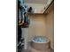 Organized closet with a ball pit and custom storage at 7919 Mineral Peak St, Las Vegas, NV 89166