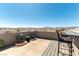 Rooftop deck with seating and panoramic views of the surrounding landscape at 8179 Shale Canyon St, Las Vegas, NV 89139