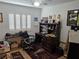 Bedroom with desk, chair and window with blinds at 853 Rusty Anchor Way, Henderson, NV 89002