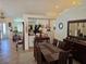 Formal dining room featuring a large table with seating for six at 853 Rusty Anchor Way, Henderson, NV 89002
