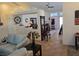 Cozy living room with tile flooring and an open floor plan at 853 Rusty Anchor Way, Henderson, NV 89002