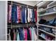 Spacious walk-in closet featuring shelving and abundant storage at 10356 Addie De Mar Ln, Las Vegas, NV 89135