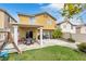 Well-maintained backyard with patio, grassy area, perfect for outdoor activities and relaxation at 10365 Cherokee Corner Ave, Las Vegas, NV 89129