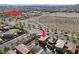 A well-located home near Huckleberry Park, indicated by a red arrow in the image at 10529 Mount Blackburn Ave, Las Vegas, NV 89166