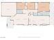 Detailed floor plan showcasing the layout of the home's bedrooms, bathrooms, and living spaces at 10540 Beachwalk Pl, Las Vegas, NV 89144
