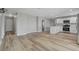 Open-concept living area with direct access to the backyard and modern flooring at , Las Vegas, NV 89145
