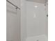 White tiled shower with rainfall shower head at , Las Vegas, NV 89145