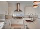 Modern kitchen with stainless steel range and hood at 12199 Canyon Sunset St, Las Vegas, NV 89138