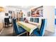 Bright dining room with stylish seating, unique decor, and an open layout at 1709 Chapman Dr, Las Vegas, NV 89104