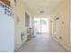 Enclosed patio with ample storage and access to the outdoor space, offering convenience and functionality at 1709 Chapman Dr, Las Vegas, NV 89104