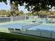 Well-maintained tennis courts offering recreational opportunities for residents and guests at 1801 Calle De Vega, Las Vegas, NV 89102