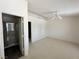 Main bedroom includes a ceiling fan, a walk-in closet, and ensuite bathroom at 2282 Camel Mesa Dr, Laughlin, NV 89029