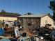 The backyard features equipment and other items at 2520 Sunrise St, Las Vegas, NV 89101