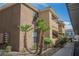 View of the apartment buildings with mature landscaping at 3135 S Mojave Rd # 241, Las Vegas, NV 89121