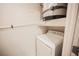 This practical laundry area includes a washing machine and water heater for added convenience at 3135 S Mojave Rd # 241, Las Vegas, NV 89121