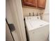 Laundry room with washer and convenient access at 3135 S Mojave Rd # 241, Las Vegas, NV 89121
