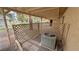 Cozy covered patio with lattice fencing, offering a private outdoor space at 3580 Unicorn Ave, Pahrump, NV 89048
