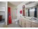 Bathroom with dual sinks and shower-tub combo at 3934 Sir Payne Ct, Las Vegas, NV 89104