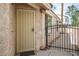 A secured front door provides entry to the home's side entrance at 3934 Sir Payne Ct, Las Vegas, NV 89104
