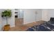 Bedroom area boasting a large mirrored closet and cozy decor at 5010 Mick Pl, Las Vegas, NV 89103