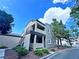 An exterior angle of a two-story building with patios, landscaping, and parking at 5250 S Rainbow Blvd # 1131, Las Vegas, NV 89118