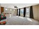 Versatile bonus room featuring ample space, natural light and a wet bar at 549 Via Balizan Ave, Las Vegas, NV 89123