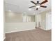 Upstairs loft area with neutral paint, carpet, and ceiling fan at 5783 Sol Vista Ave, Las Vegas, NV 89122