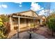 Private backyard featuring a pergola, landscaping, and water feature at 7549 Evening Falls Dr Dr, Las Vegas, NV 89131