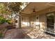 Covered patio area perfect for outdoor dining and relaxation at 7549 Evening Falls Dr Dr, Las Vegas, NV 89131