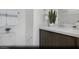 Well-lit primary bathroom features modern fixtures, a sleek vanity, and fresh white towels for a spa-like feel at 890 Apatite Pl # Lot 68, Henderson, NV 89011