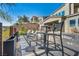 This home features a backyard patio complete with outdoor seating at 19 Hilltop Crest St, Henderson, NV 89011
