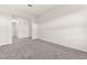Empty room with gray carpeting, white walls and baseboards, and a large walk-in closet at 31 Autumn Palm Ave, Henderson, NV 89011