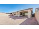 Large backyard, ready for landscaping and customization to create a private outdoor oasis at 352 Tigullio Ave, Henderson, NV 89011