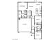 Detailed floor plan showing the layout of the home with bedrooms, bathrooms, and living spaces at 3232 Walker River St, North Las Vegas, NV 89032