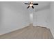 Bedroom with neutral walls, flooring, a ceiling fan and closet at 4722 Blue Mesa Way, Las Vegas, NV 89129