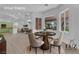 Bright dining area featuring stylish furniture, offering an inviting space for meals and gatherings at 4722 Blue Mesa Way, Las Vegas, NV 89129